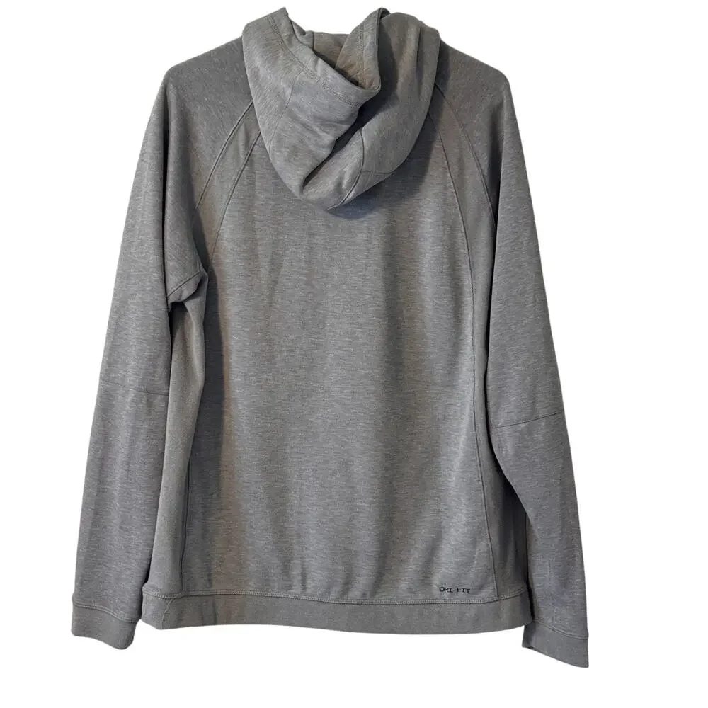 Nike Jordan Dri-Fit 1/4 Zip Gray Pullover Mens size Large